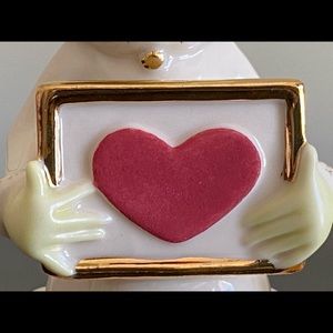 Vintage Lenox Grinch heart ornament